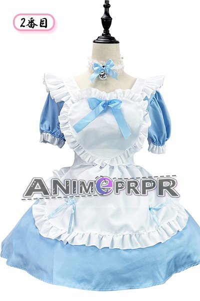 Japanese Black Classic Alice Lolita Maid Dress
