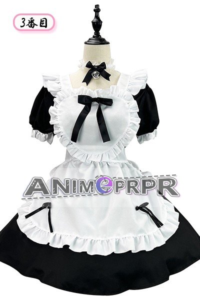 Japanese Black Classic Alice Lolita Maid Dress