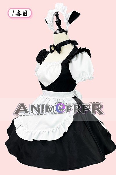 Black Cat Maid Lolita Dress