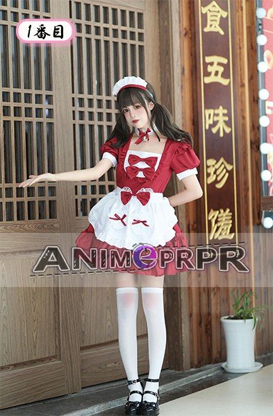 Japanese Sexy Cream Lolita Maid