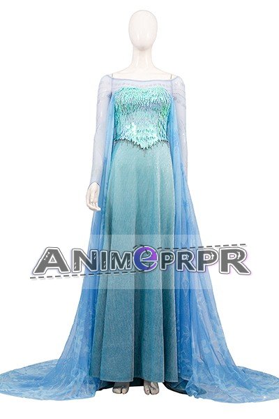 Frozen Elsa Upgraded Cosplay Costume