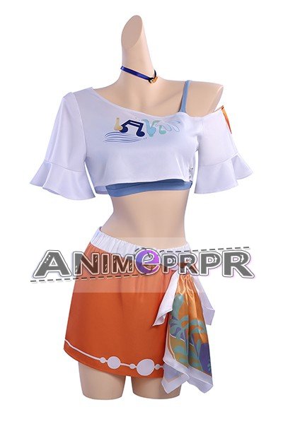 Honkai: Star Rail Robin Fanta Collaboration Cosplay Costume
