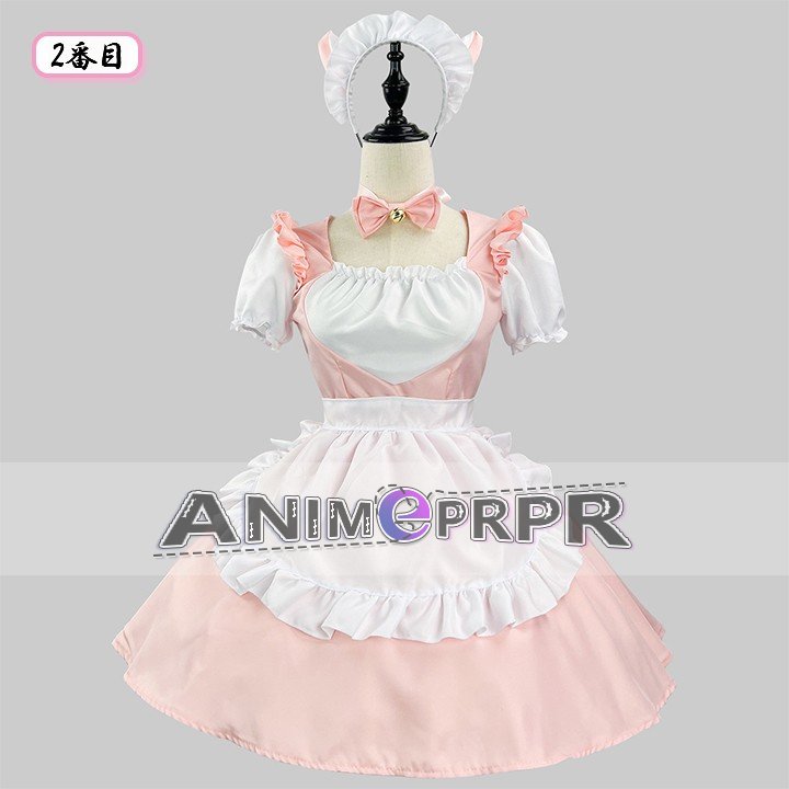 Cat ear maid lolita dress