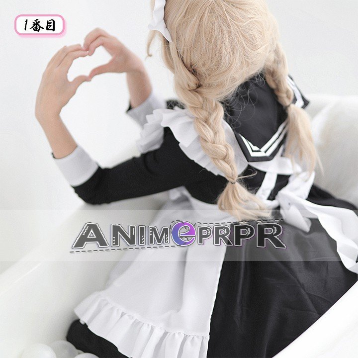  long sleeve maid costume