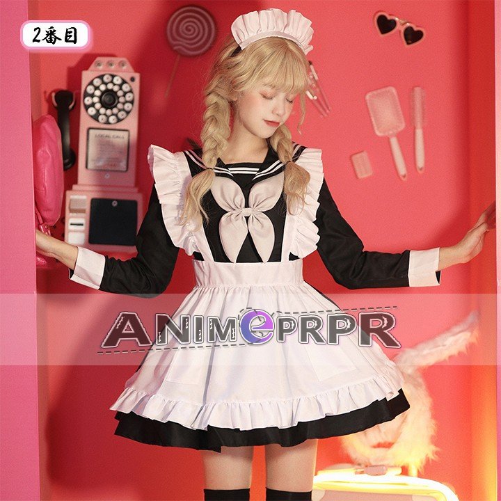  kawaii maid cosplay