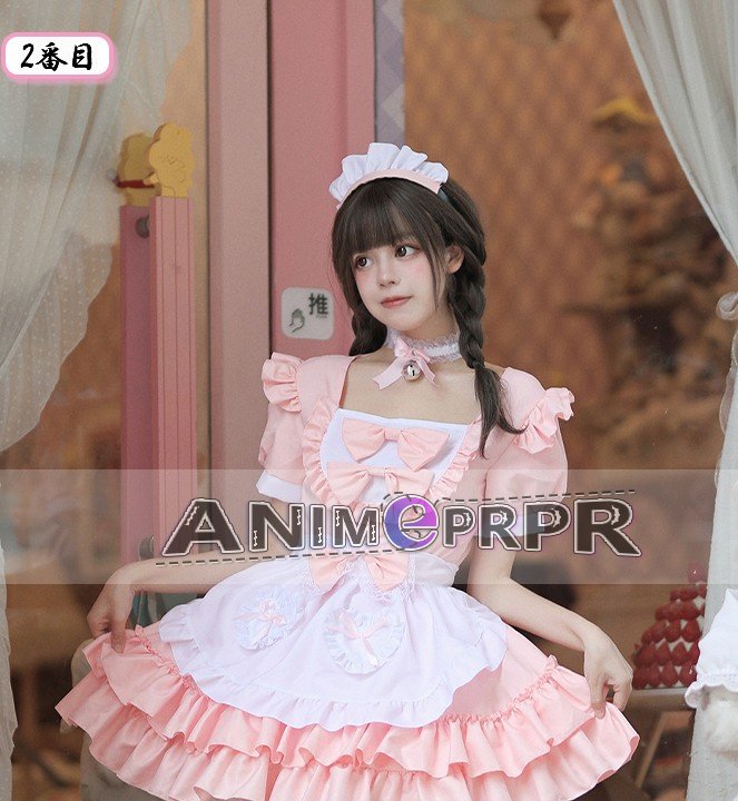  kawaii maid cosplay outfit
