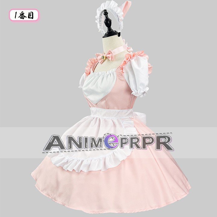 Cat ear lolita maid dress
