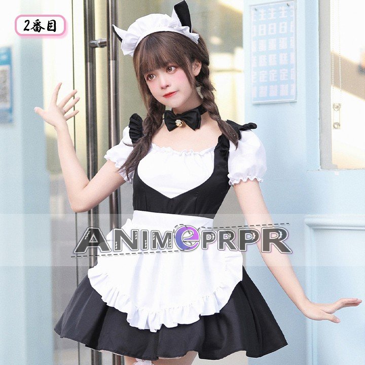  anime maid cosplay