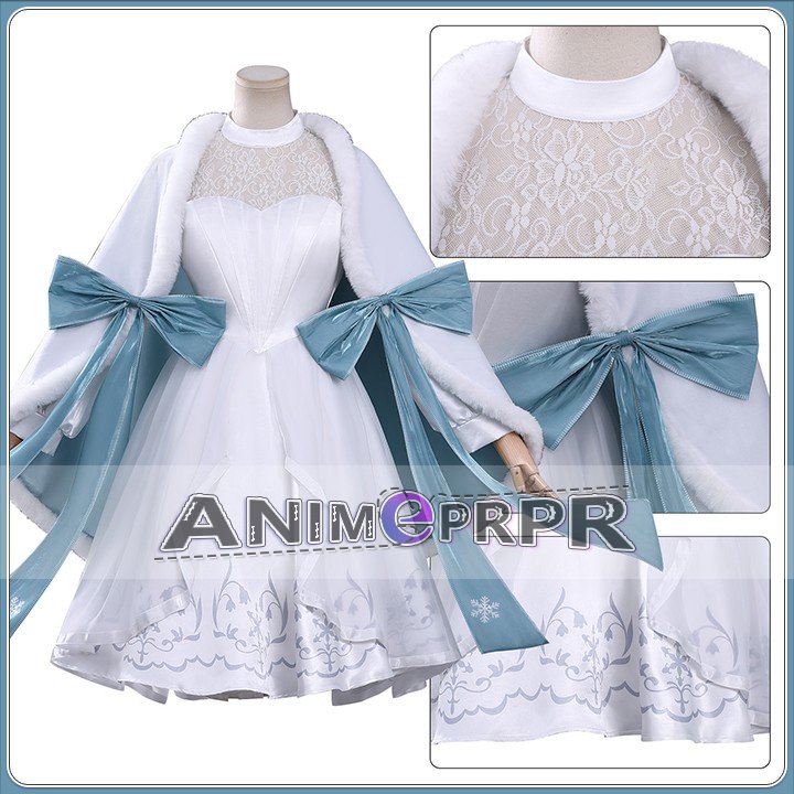  white princess dress cosplay